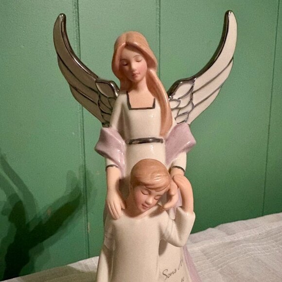 Vtg 2004 Bradford Edition Sons Are Gifts to Treasure Forever Music Box Figurine - Picture 2 of 7